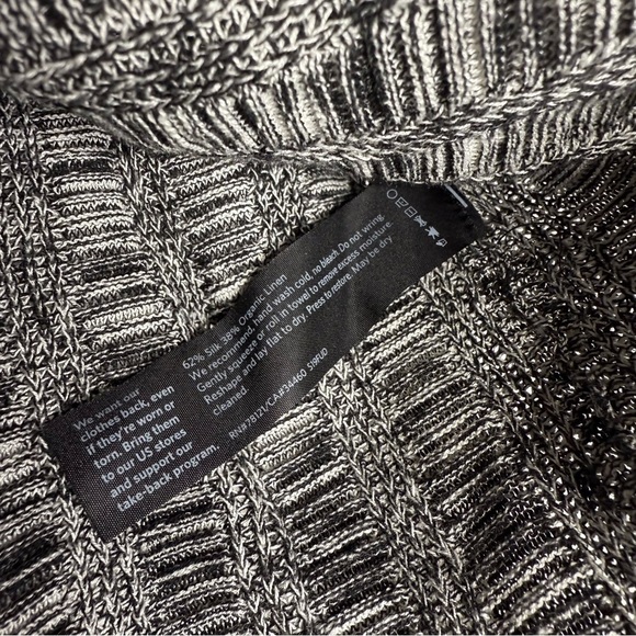 Eileen Fisher Women's Silk Linen Blend Boxy Textured Sweater Top Size Small - Picture 5 of 6